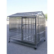 대형견 울타리 펜스케이지 휀스 철장 스트롱독 강아지, 표준 80모델 주택 79x53x66 조립