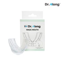 닥터홍 마우스피스 + 치아 미백제 세트 구성 - 화이트닝 누런 치아 패치 기계 미백펜, 마우스피스 1개 + 치아미백제 1개