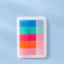 참신한 캔디 컬러 스티커 메모 색인 플래그 키 포인트 레이블 북마크 사무용품 문구 125 매, 125 Sheets