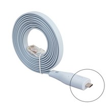 LMC 네트워크 스위치 라우터 콘솔 케이블 1.8m, USBC-to-RJ45