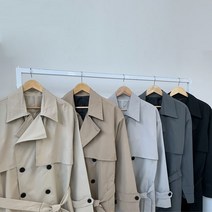 모던 데일리 오버핏 트렌치코트