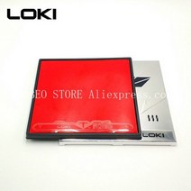 탁구러버 탁구라버 LOKI-T3 ITTF 승인 탄소 스폰지 탁구 고무 Pips 공격 단단한 비 점착성 스피드 핑퐁, [01] 1pcs Red