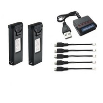 VISUO XS809 XS809S XS809HW XS809W 3.7V 900mAh Lipo 배터리 RC Quadcopter 예비 부품 액세서리 Drones 용 새 충전기 세트, [06] 라이트 옐로우