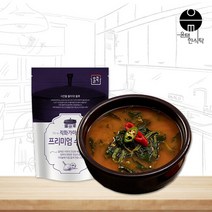 윤택한식탁 수제 시금치된장국650g x 4봉, 단품