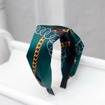 어폴션(자체제작상품) 8COLORS 실키패턴 헤어밴드 두건형밴드