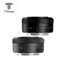 DSLR 카메라 렌즈 TTArtisan27mm F28 후지필름 XF 마운트 XA7 XT30 XPRO XE4 XS10 자동 초점 af용, black
