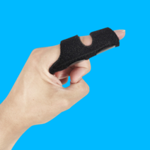 아이디얼케어 손가락 밴드 편리한 엄지 약지 중지 새끼 관절 깁스 부목 지지대 손가락보호대 핑거스프린트, 기본, 1개