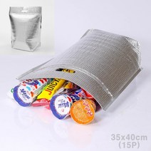 손잡이 은박보냉팩 15P세트 35X40 은박보온팩 보온팩