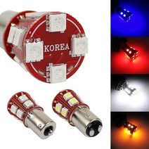 고휘도 5050 3칩 14발 LED시그널전구 LED전구 싱글전구 더블전구, 12V 14발 LED시그널_싱글/화이트, 1개