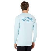 빌라봉 Billabong 남성용 표준 긴소매 루즈핏 래쉬가드 민트
