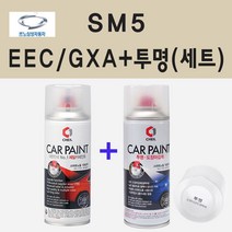 삼성 SM5 EEC GXA 블랙메탈릭 스프레이 페인트 + 투명스프레이