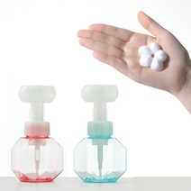 꽃모양폼 꽃모양핸드워시 휴대용 손세정제 아기 버블 유아 어린이 300ml, 꽃모양핸드워시 리필통_핑크