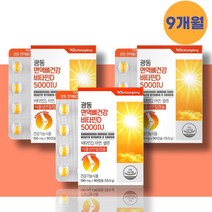 광동 면역 뼈건강 비타민D 5000IU 아기 어린이 임산부 비타민D 9개월분, 광동 면역 뼈건강 비타민D 2+1(총 3개)