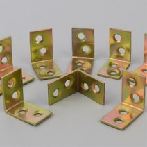 가구 목재연결 코너철 꺽쇠 10p 소형 앵글브라켓 평철