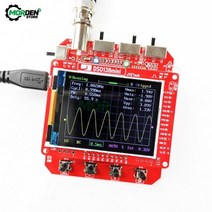 오실로스코프 오슬로스코프 오실레이터 SCOPE 미니 핸드 헬드 디지털 오실로스코프 DIY 키트 ARM Cortex-M3 12 비트 TFT 오실로스코프 10:1 프로브 테스트 클립, 보드만