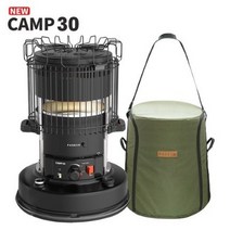 파세코 캠핑 난로 NEW CAMP-30 BK 매트블랙 / 가방 포함, 1개