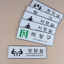 이모티콘 회사 소호사무실 안내 사인 표지판 도어사인, 창고