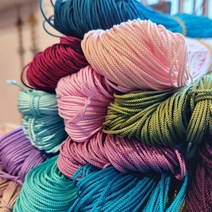 가온매듭 세세사 (5마에 1200원 10마 2200원)매듭끈, 2.밝은 연분홍(꼰)