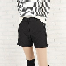 [MM스포츠]여성 겨울 방한 누빔 패딩 골프 반바지 골프웨어