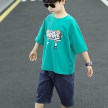 재한 어린이 반팔티 상하복세트 [2401]