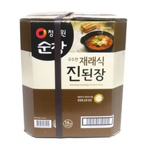 청저원 청정원 순창 재래식 진 된장14kg, 1개
