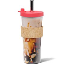 Dodoko 710ml(24온스) 누출 방지 재사용 가능한 보바 컵 및 스무디 텀블러 재밀봉 뚜껑 플러그 포함 | 버블티 보바를 위한 넓은 스테인리스 스틸 빨대 식기세척기 사용, Hot Pink