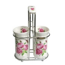 마이KIDMALL_철기아트 쥴리안 장미 수저통 꽂이 (중) 2 숟가락보관 젓가락 정리 주방 심플한 숟가락_MMY키드MAl몰, 별도의_옵션-없음