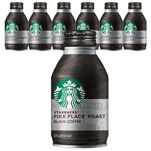 스타벅스 파이크플레이스 로스트블랙 275ml 6캔 대용량 탕비실, 2세트