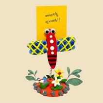 초등복지 만들기활동 클레이메모꽂이 복지관미술 미술키트 방과후 아이돌봄시간