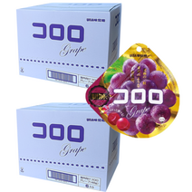 UHA 미카쿠도 코로로 포도맛 젤리, 48g, 12개
