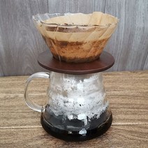커피포트 드롱기 커피드립퍼 핸드드립주전자 커피머신 나무 커피 필터 스탠드 차 잎 드립 스테이션 콘 드리퍼 홀더 스탠드 사용하기 쉽고 편리, 스타일