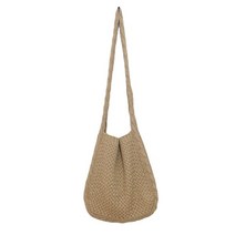 여성 어깨 Crossbody 가방 캐주얼 단색 니트 핸드백 수제 숄더 여행 토트 백