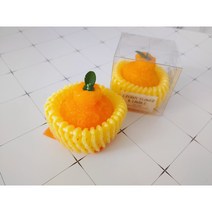 제주도 한라봉 캔들 60g 향초 신혼여행 선물 기념품 답례품, 한라봉캔들 대 1개 (플라스틱케이스)