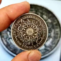 마술 용품 소품 동전 기념 주화 1964 케네디 반 달러 30mm 골동품 코인, 천안뱀 한 발(38mm) + 현물우편