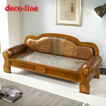 데코라인 뉴라이프 카우치 맥반석소파/침대, 브라운