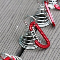 오징어 데크팩 데크 오징어팩 물고기 캠핑 데크용팩 카라비너 8p, 1세트 (데크용팩 8개 + 카라비너 8개)