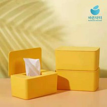 바른닥터 사각 물티슈 케이스 보관함 소형 대형, 대형 민트화이트