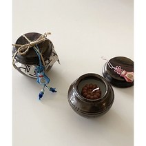 항아리 캔들, 2구세트(흰색+빨간색), 라벤더