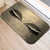 속눈썹발매트 네일샵 미용학원 뷰티샵 도어매트, 40 cm x 60 cm, O