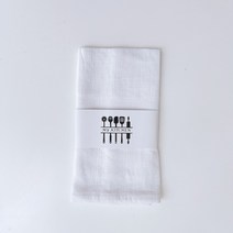 린넨 냅킨 9color 디너 테이블 플레이트 냅킨 4p, 1. 화이트