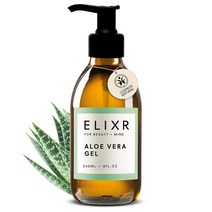 독일 Elixr 무첨가 천연 화장품 유기농 알로에 베라 젤 230ml