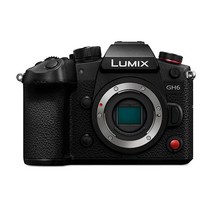 Panasonic LUMIX GH6 25.2MP 미러리스 마이크로 포서드 카메라 무제한 C4K/4K 4:2:2 10비트 비디오 녹화 7.5스톱 5축 듀얼 이미지 스태빌라이저, Base_w/ 12-60mm
