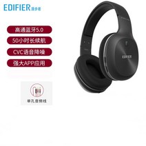 에디파이어 브리츠 W800BT 무선 블루투스 헤드셋 헤드폰, 블랙