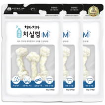 라이브잇 내츄럴랩 치카치카 강아지 우유 치실껌 M 45g, 15개