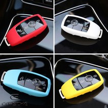 [카르쉐] 벤츠 풀체인지 A클래스 W177 V177 더뉴CLA C118 A220 250 스마트키 케이스 키홀더 악세사리 차키커버 실리콘 키케이스, 벤츠 A클래스 전용, 투명