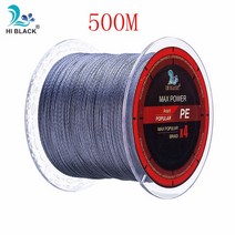 볼링 아대 볼링용품 손목신제품 2019 M 300M 500M 4 가닥 8-80LB 꼰 낚싯줄 PE 다목적 브레이드 라인 와이, 07 Gray 500M_11 40LB 0.3MM