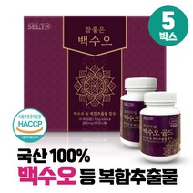프리미엄 백수오 골드 백수오추출물 100% 국내산 백수오 사용 백수오등 복합추출물 함유, 180정, 5박스, 600mg
