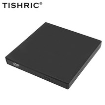 cd리더기 cd롬 노트북cd리더기 노트북cd롬 외장cd 외장oddTISHRIC-휴대용 외장 DVD 드라이브 플레이어 usb, 01 Black