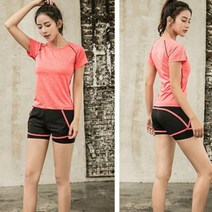PIka트레이닝세트/요가복/헬스복/츄리닝/반바지/반팔티