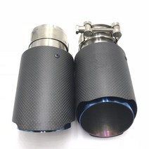 머플러 팁 튜닝 자동차 부품Akrapovic 자동차 매트 탄소 섬유 머플러 팁 배기 시스템 파이프 노즐 범용 스